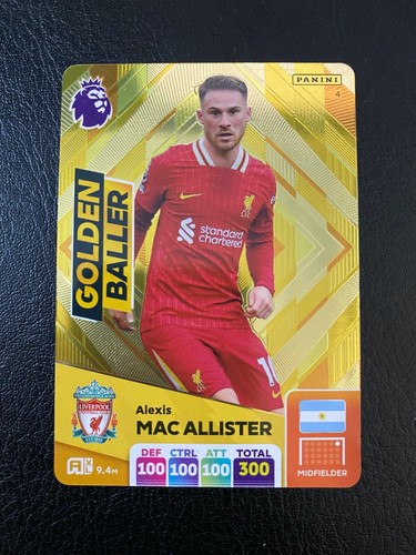 Panini Adrenalyn XL 2025 Golden Baller Cole Palmer Card – Premier League – Holo NM