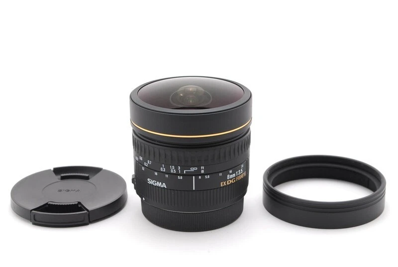 MINT SIGMA 8mm F3.5 EX DG Circular Fisheye Lens For Canon From JAPAN eBay Sigma 8mm F3.5 EX DG CIRCULAR FISHEYE