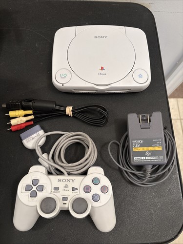 Sony PlayStation 1 PS1 Slim PSone Console W/ OEM Controller All Cords ...