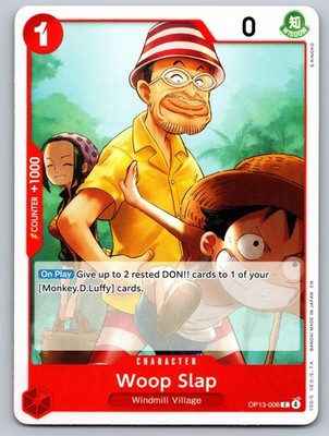 Woop Slap OP13-006 Common Carrying On His Will One Piece Near Mint