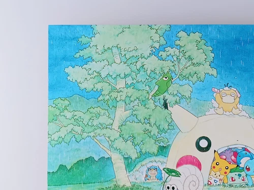 Postal Pokémon Pikachu & Friends por Keiko Fukuyama rara Nintendo de Japón - Imagen 2 de 6