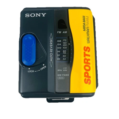 Vintage SONY Sports Walkman WM-FS393 - Works