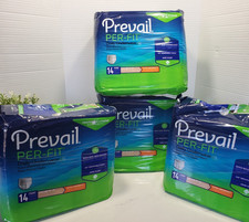 Prevail Per-Fit ~ 4 Paquetes Ropa Interior Diaria Unisex ~ Pull On 14ct x 4🔵Talla XLarge