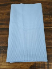 Blue and White Plaid Fabric 1 Yard 21" x 64"