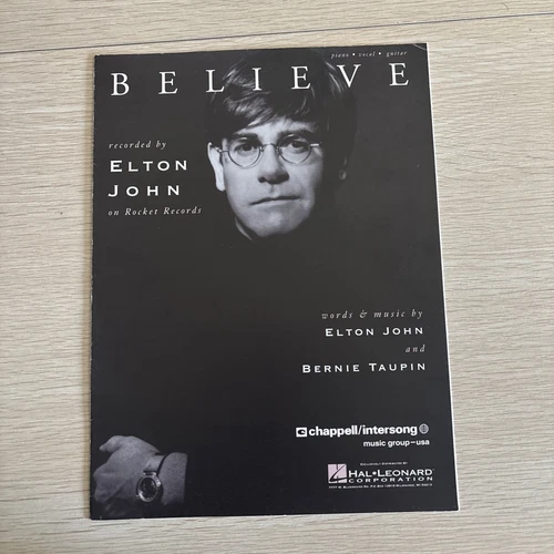 ELTON JOHN BELIEVE SHEET MUSIC