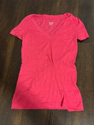 Mossimo Women s V-Neck Pocket Tee - Pink