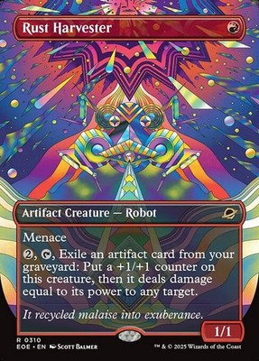 MTG ROST HARVESTER 310 FOIL EXC - ROSTSAMMLER - EOE X EN - MAGIC