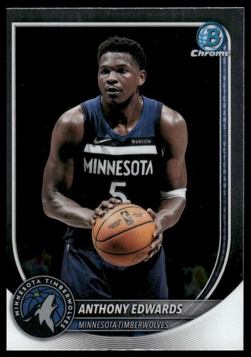 Anthony Edwards – 2025-26 Bowman Basketball · Base Cards I Chrome Variation #BCV-103 Anthony Edwards