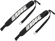 RO6G Set of 2 C061000111 Backpack Blower Straps/Harness for Leaf Black 