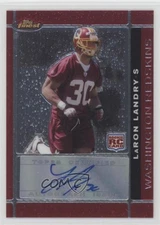 2007 Topps Finest Rookie Auto LaRon Landry #147 Rookie Auto RC