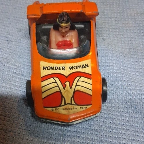 Vintage 1979 Corgi DC Comics Wonder Woman Die Cast Car