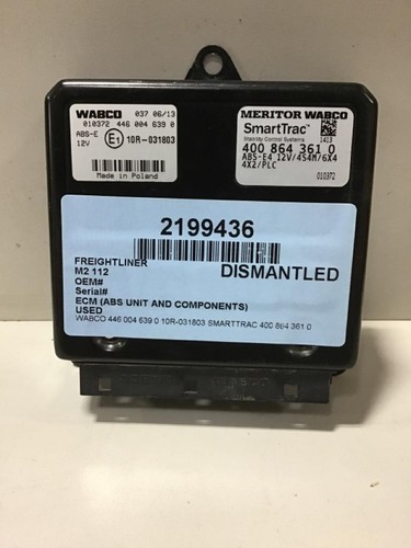 Replaces 2014 FREIGHTLINER M2 112 BRAKE CONTROL MODULE (ABS) , MT