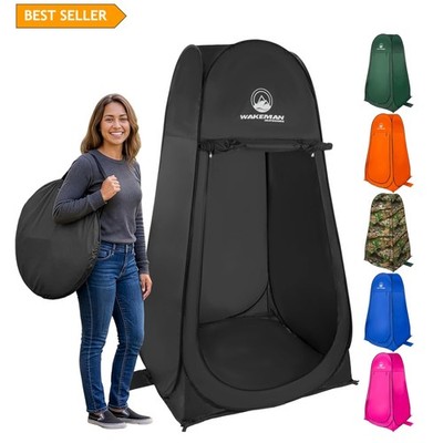 Versatile Pop Up Shower Tent - 1-Person Privacy Shelter for Outdoor Adventures