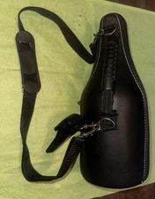 🍷 CaddyO Wine &Champagne Bottle Carrier Tote w/ Chiller Insert & Stopper -Black