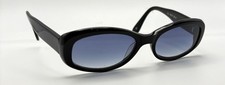Vintage Elizabeth Arden EA Sun 65-4 Black Oval Sunglasses W/ NEW LENSES