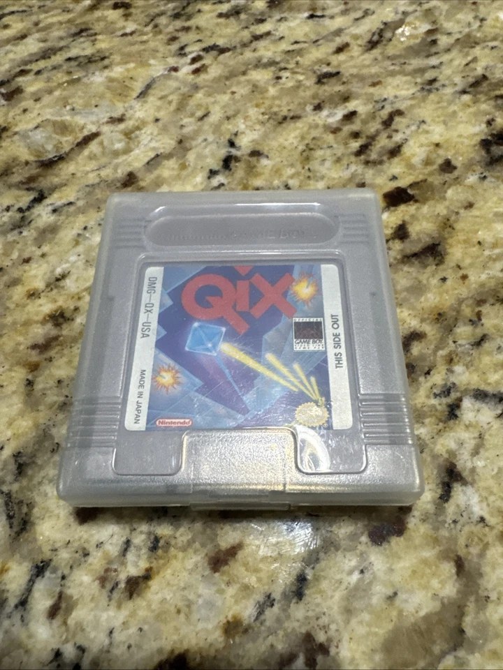 Qix (Nintendo Game Boy, 1990) Game Tested Good, Case Good Cpix - Image 4 of 4