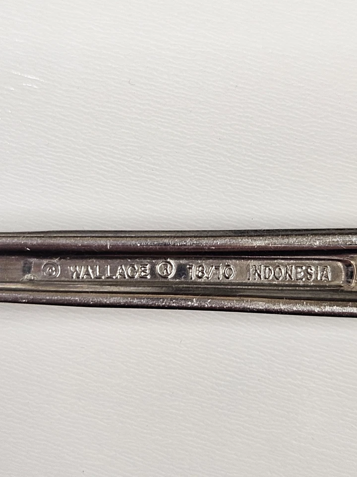 Cubiertos Wallace Zenith Frost acero inoxidable 18/10 4 cucharadas 3 cuchillos de cena Foto 3 de 4