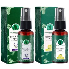 Natural Shoe Deodorizer and Foot Spray   Foot Odor Eliminator for Shoes, Sports
