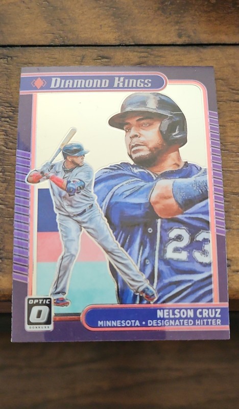 2021 Panini Donruss Optic - Diamond Kings Nelson Cruz #6 Holo Prizm