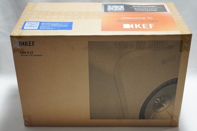 KEF LSX II LT Wireless Bookshelf Speakers Graphite Grey