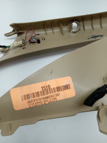 07-14 GM SUV Beige Tan LH RH Bose Tweeter A-Pillar Trim Panel Pair OEM - Bild 19 von 20