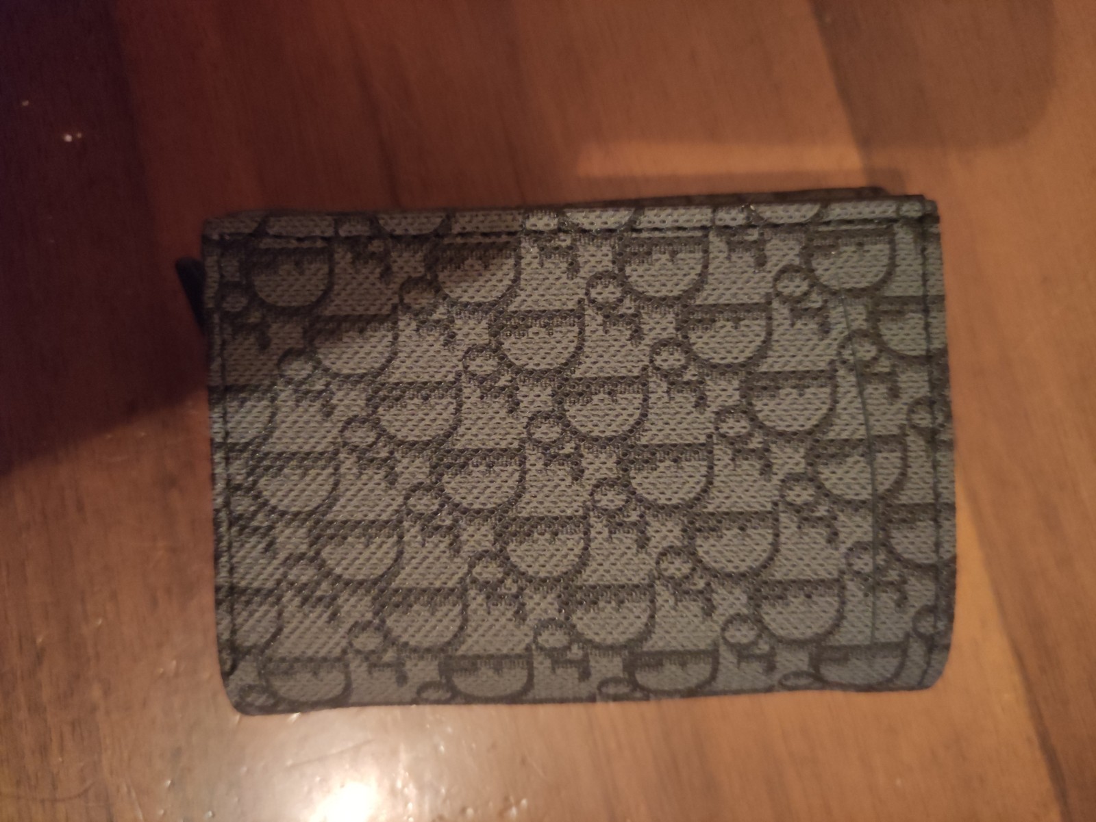 Dior Leather Card Holder Wallet for Men and Women-image