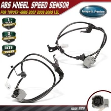 2x Rear Side ABS Wheel Speed Sensor Wire Harness for Toyota Yaris 2007 2008 2009