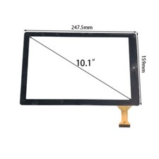 10.1 Inch Touch Screen Panel Digitizer Glass For CLV100183A
