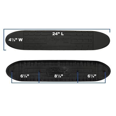 Raptor Series 5'' Oval Step Pad (With Raptor logo. Clips Included)