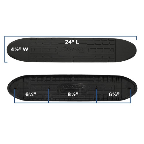 Raptor Series 5" Oval Step Pad (With Raptor logo. Clips Included)