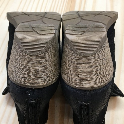 Earth Origins Boots Womens 8 M Amanda Ankle Bootie Black Leather Comfort Block - Picture 11 of 16