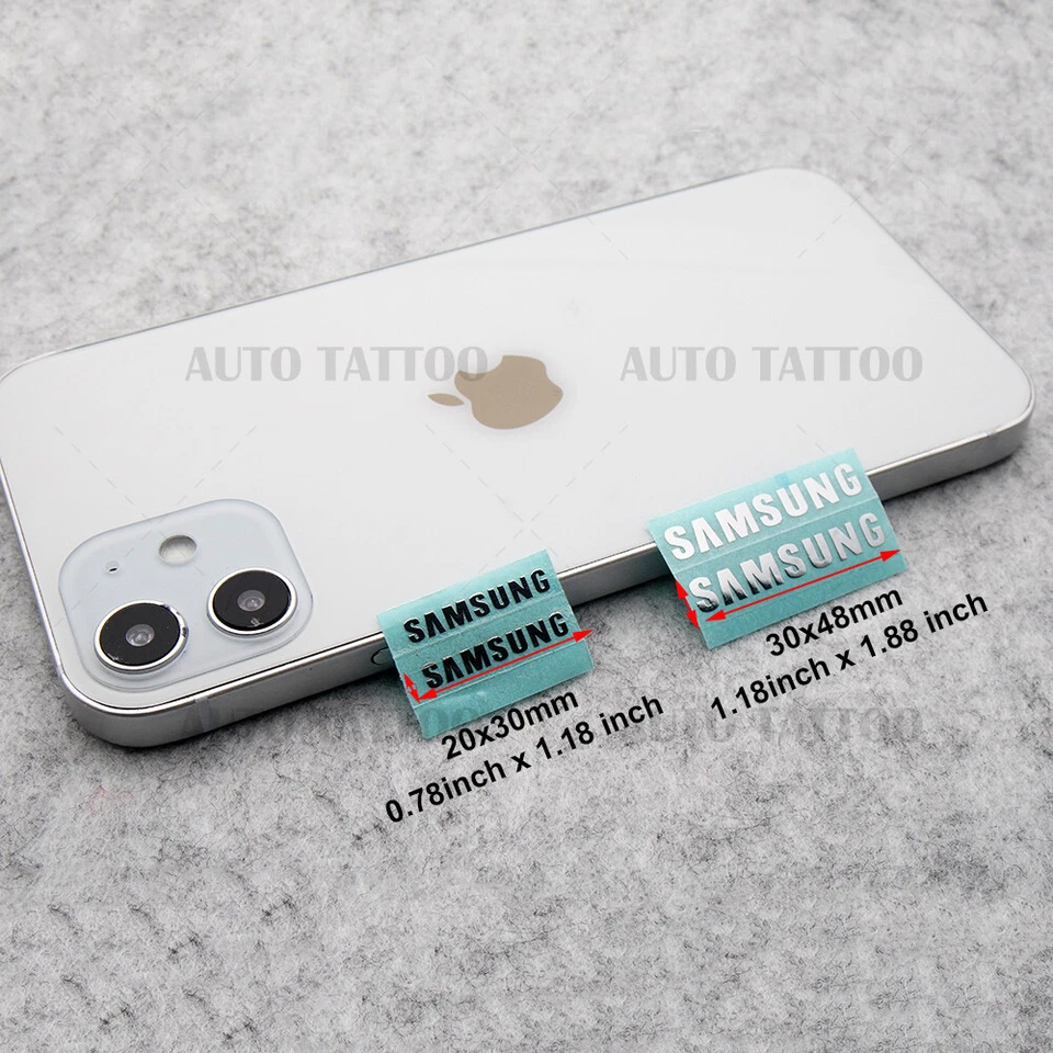 4 piezas Adhesivo Logo para SAMSUNG TV Laptop Microondas Horno Lavavajillas Control Remoto Foto 2 de 3