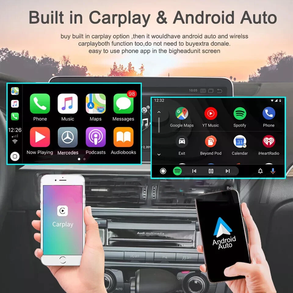 10.25" Para Audi Q7 2005-2015 Unidad Android Coche Estéreo Radio Carplay GPS WiFi 64G Foto 4 de 4