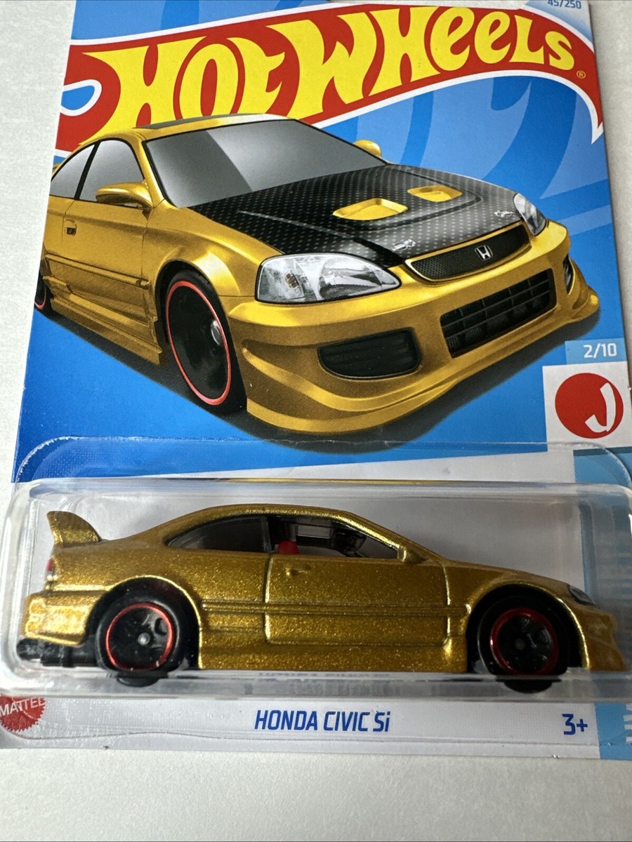 RARE Honda Civic Si Gold Hot Wheels HTC41 2024 J-Imports Japan for
