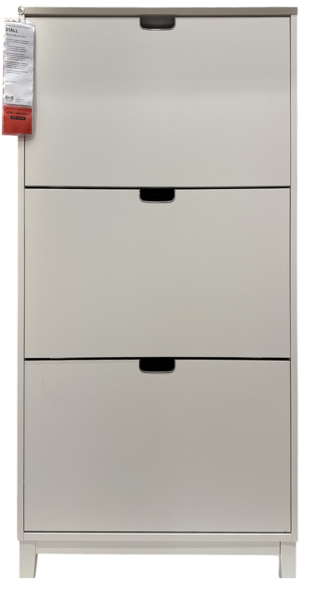 New IKEA STALL Shoe Cabinet 3 Compartments 79x148 cm (31 ⅛x58 ¼