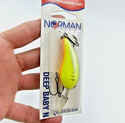 ベス・オートン/スーパーピンキーマンデイ Vtg New Norman 1/4 oz Deep Baby N Crankbait Fishing Lure 6 - 8