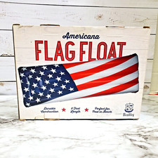 Wembley 6 Foot Length "Americana Flag Float" Pool Float for Pool or Beach NIB 