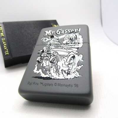 Ed Roth Rat Fink Flame Rite Mooneyes Mr Gasser Flamerite ZIPPO