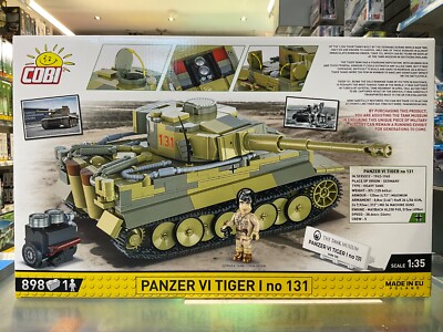 COBI 3123 – Panzer VI Tiger I N°131 – Maquette à Construire En Briques