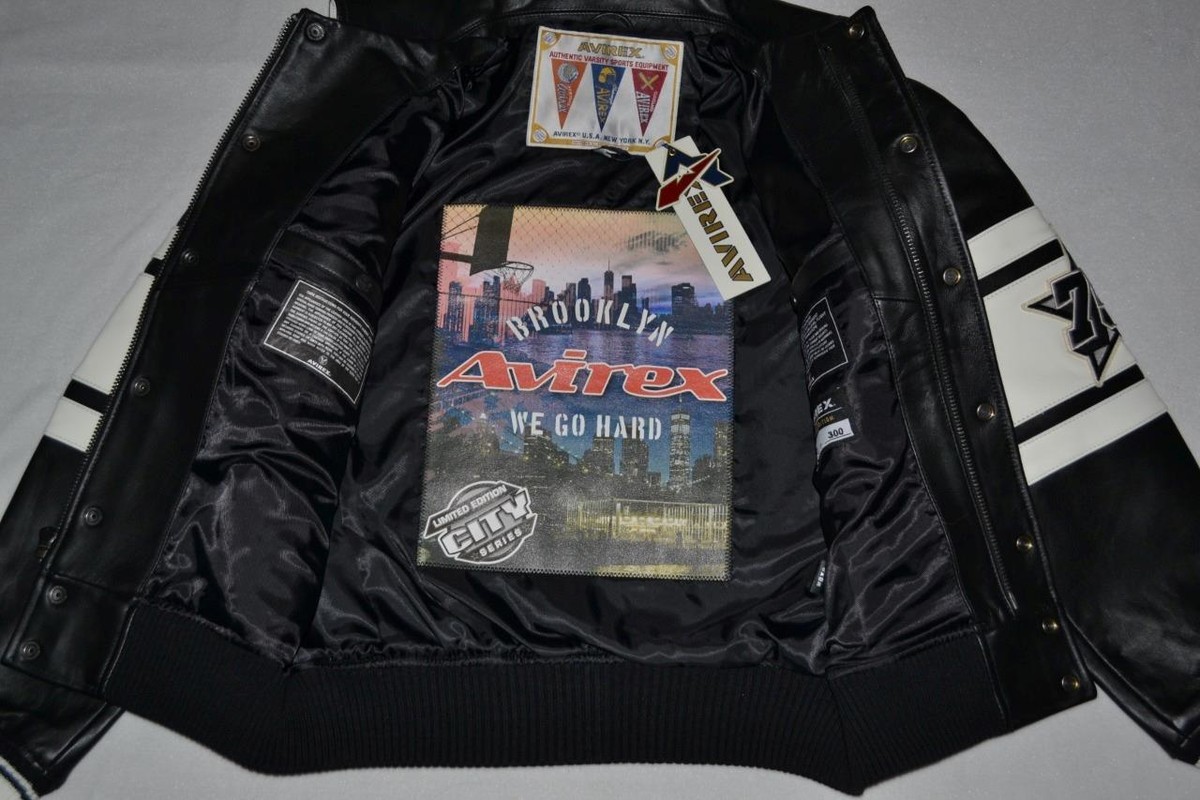 SALE AUTHENTIC Avirex LIMITED CITY SERIES Leather BROOKLYN SALE AUTHENTIC Avirex LIMITED CITY SERIES Leather BROOKLYN