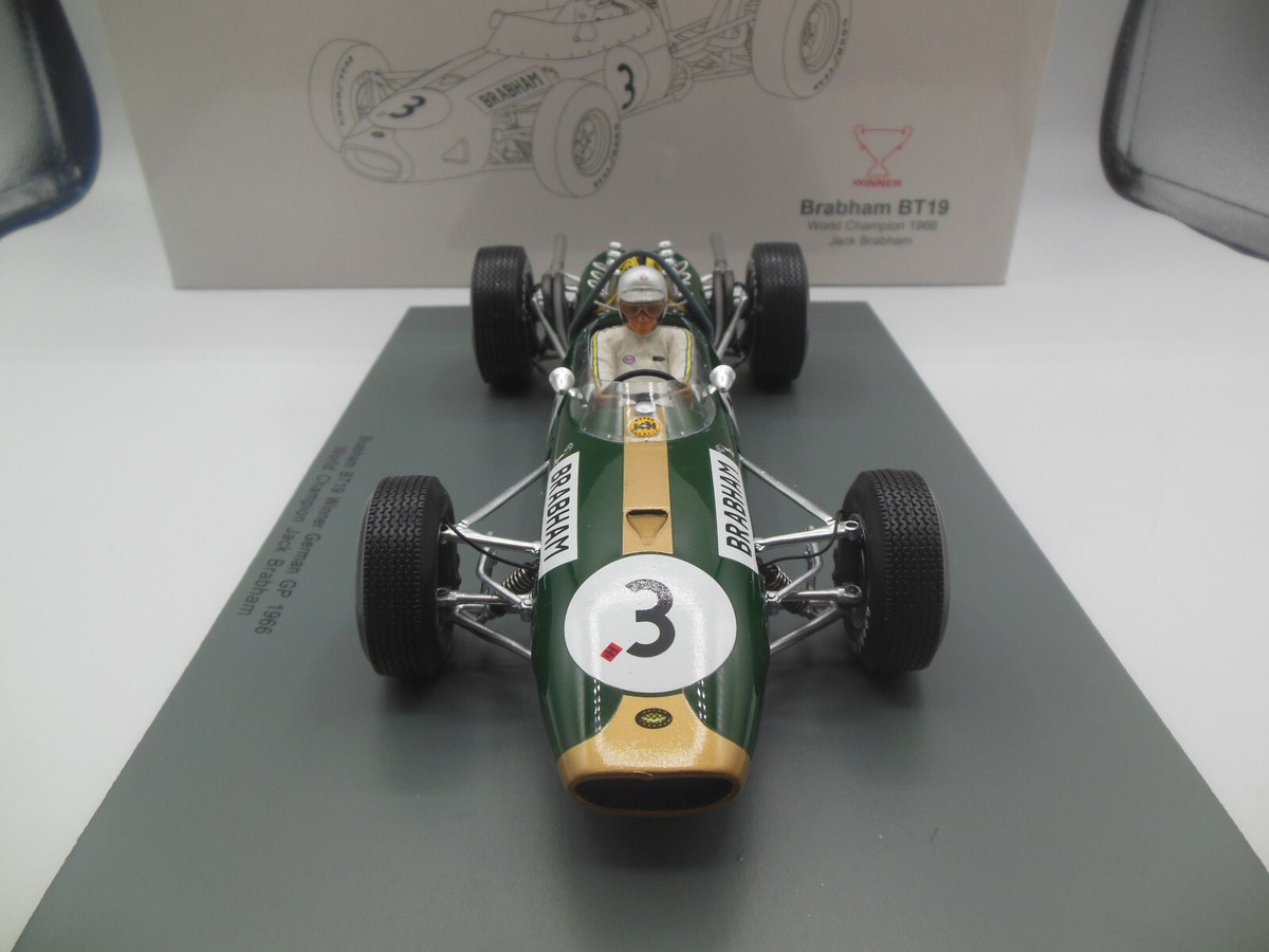 Spark Brabham-repco Bt19 #3 Jack Brabham 1966 World Champion