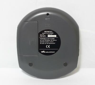 Sony CD Walkman - Personal CD Player - Silver (D-E221/SC) | eBay