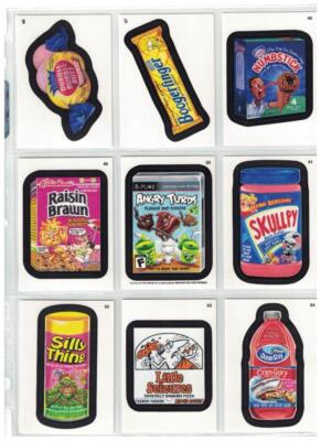 ♡♡♡〜11/30♡♡♡ 2013 Topps Wacky Packages ANS11 Series 11 COMPLETE SET of 55 BLACK