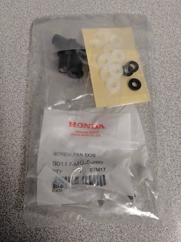 2019 Genuine Honda Africa Twin L1 & L2 Upper Wind Deflectors