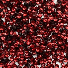 5mm Cup Sequins Cherry Red Pink Shiny Metallic Made in USA