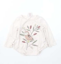 Maggie & Zoe Girls Pink Cotton Blend Pullover Casual Size 12 Months Pullove