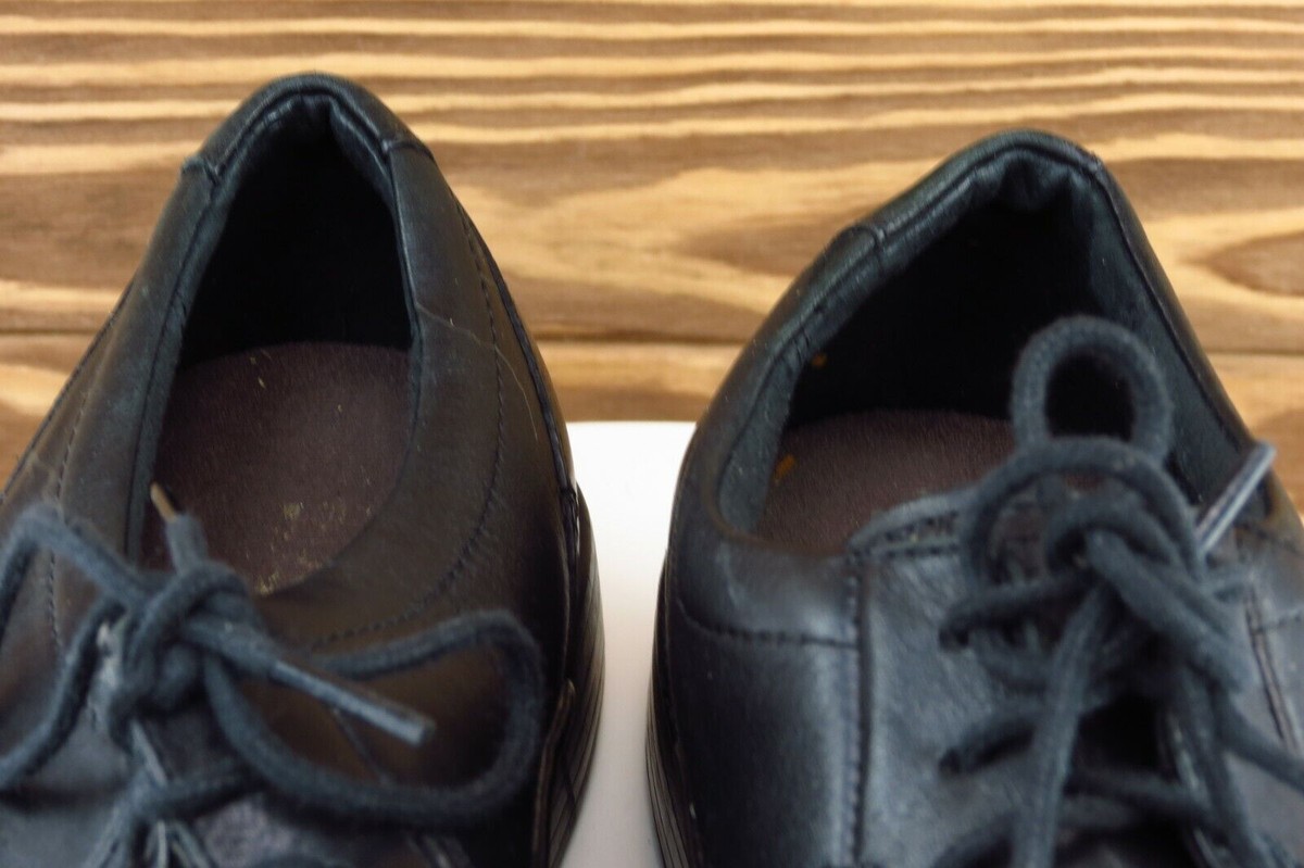 Bostonian Shoes Sz 7.5 M Square Toe Black Derby Oxfords  display picture 3