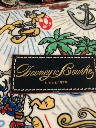 DISNEY DOONEY AND BOURKE CRUISE LINE MICKEY MOUSE TRAGETASCHE HANDTASCHE SKIZZE - Bild 8 von 15