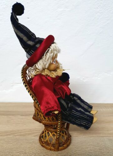 Künstlerpuppe Porzellanpuppe Clown 24 cm Sammler Rarität Vintage - Bild 7 von 8