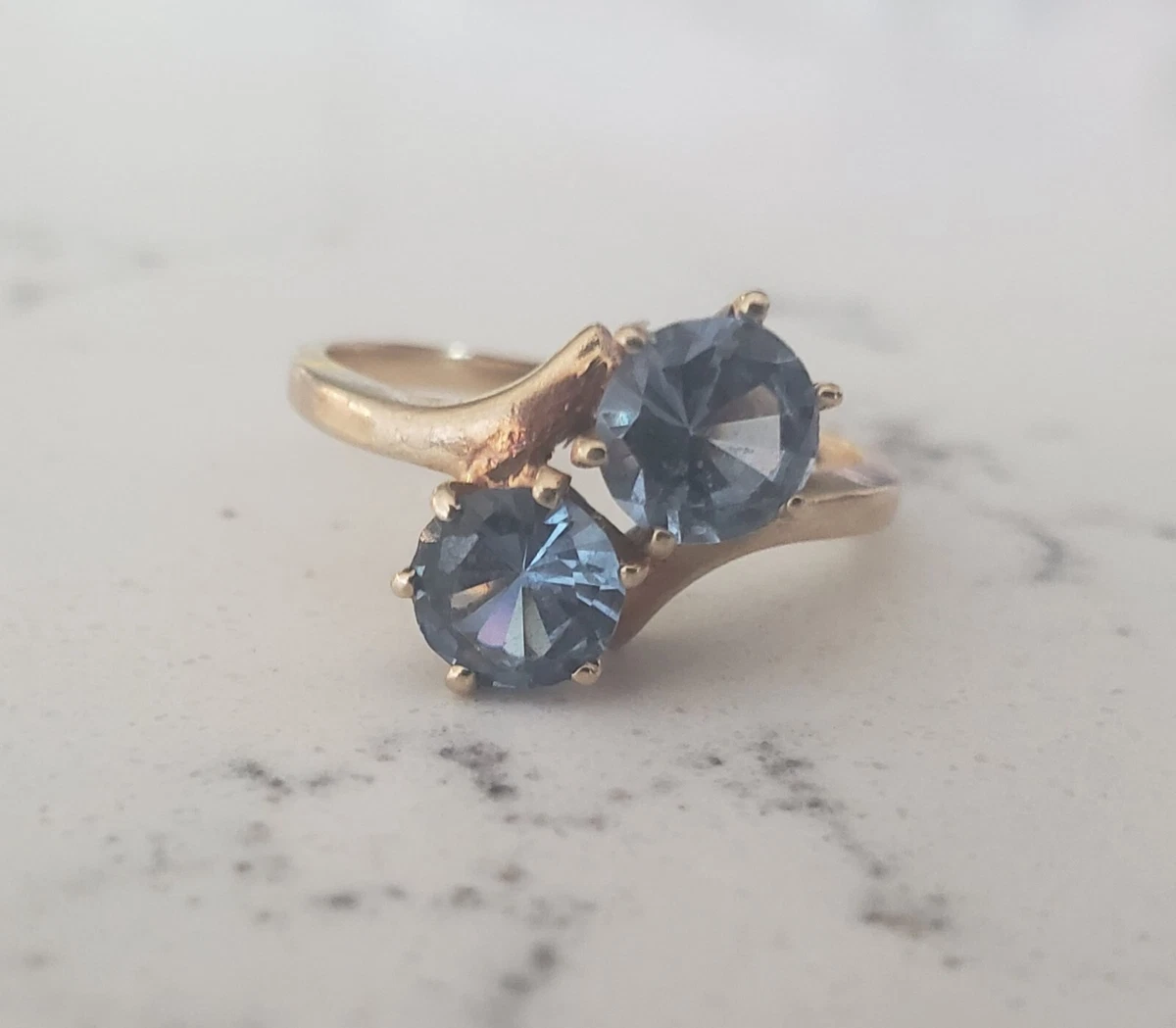 10k cheap aquamarine ring